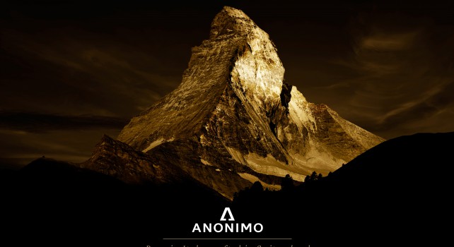 ANONIMO : Né en Italie, dorénavant fabriqué en Suisse