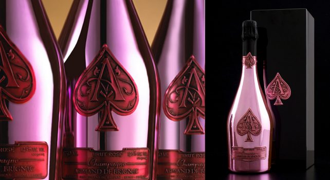 Armand de Brignac Brut Rosé : Quand un champagne se mêle aux couleurs de l&rsquo;amour