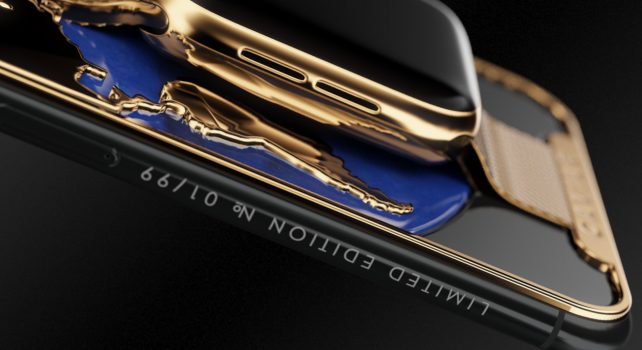 Apple x Caviar : Un iPhone XS max au style audacieux