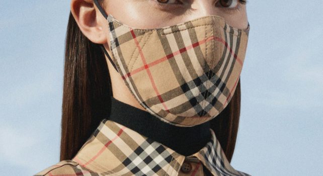 Burberry : La maison lance ses masques de protection
