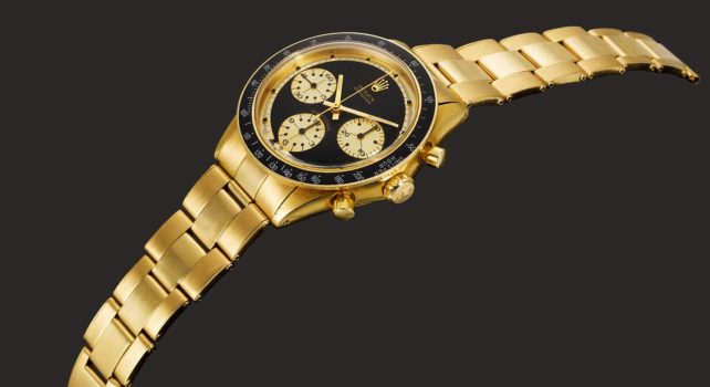 Sotheby&rsquo;s : Record de vente pour la Rolex Daytona 6264 Gold 18 carats