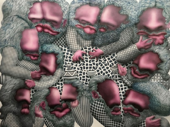 Jose Lerma
Last Upper, 2017
Acrylic on canvas
131 x 165 cm