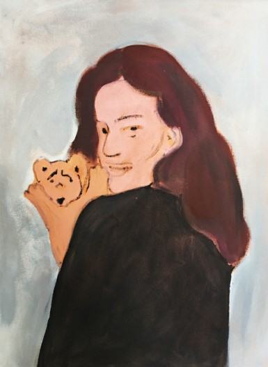 Vassilis H.
Woman with puppet, 2020
Acrylic on canvas
80 x 60 cm