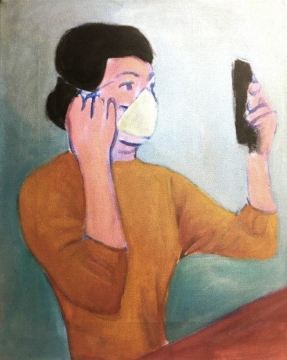 Vassilis H.
Make-up, 2020
Oil on canvas
50 x 40 cm