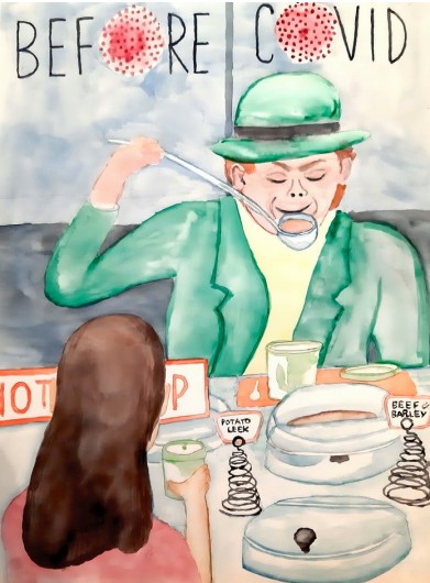 Nick Payne
Untitled 3, 2020
Pencil and watercolour on paper
61 x 45,5 min