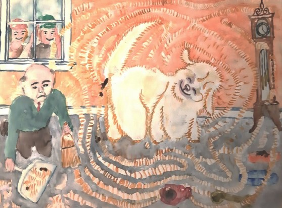 Nick Payne
Untitled 4, 2020
Pencil and watercolour on paper
45,5 x 61 min