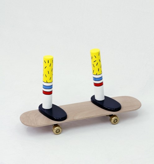 b.
Skate Legs, 2020
Plywood and found object
43 x 77 x 23 cm