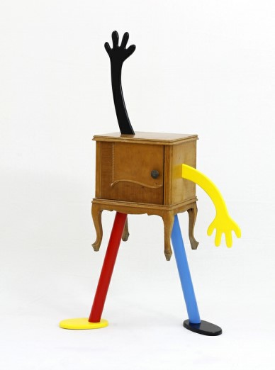 b.
Everyday Hero, 2020
Acrylic on wood and found object
154 x 98 x 41 cm