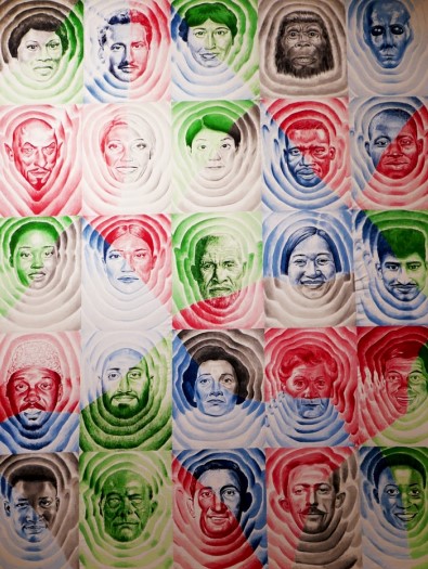 Filippos Telesto
In-flu-encers, 2020
Ink on canvas
235 x 190 cm