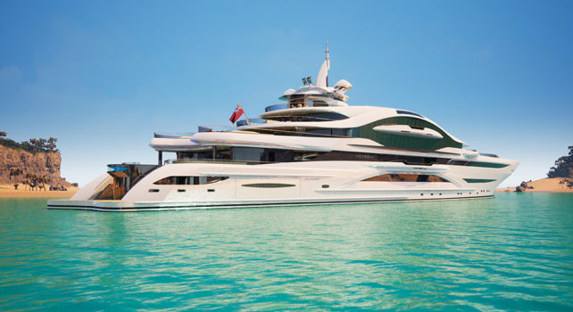 Gresham Yacht Desing « Emir » : Un gigayacht de 120 mètres de long et au luxe infini