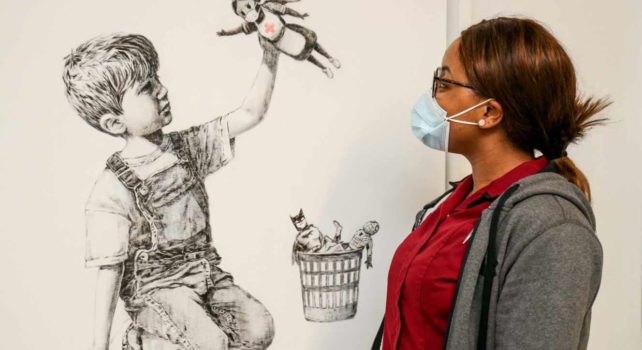 Banksy : Une œuvre vendue 19,4 millions d&rsquo;euros pour venir en aide aux services de santé britanniques