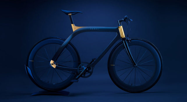 Extans « Akhal Sheen » : Le vélo de prestige en fibre de carbone et or 24 carats