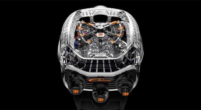 Jacob & Co. Bugatti Chiron Tourbillon Baguette Black and Orange Sapphires : Découverte d&rsquo;une édition unique d&rsquo;exception