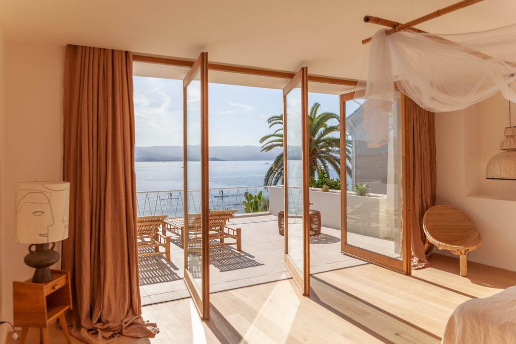 L'une des chambres à coucher de la Villa Santa Teresa