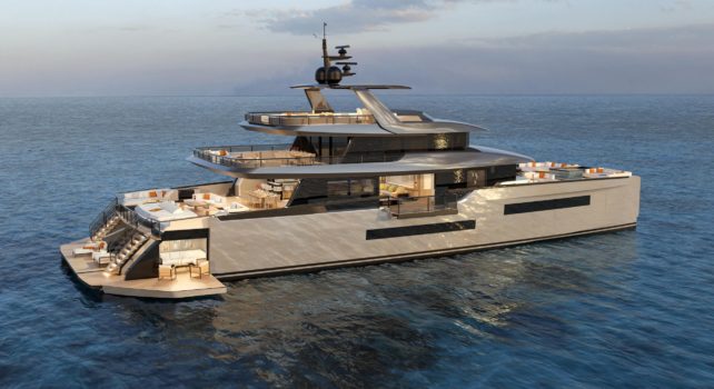 Isa Yachts « Zeffiro » : Le catamaran de prestige qui se transforme en club de plage