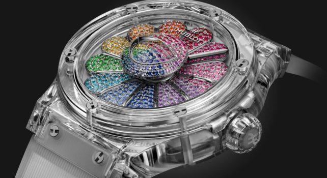 Hublot Classic Fusion Takashi Murakami Saphhire Raindow : Une création horlogère haute en couleur