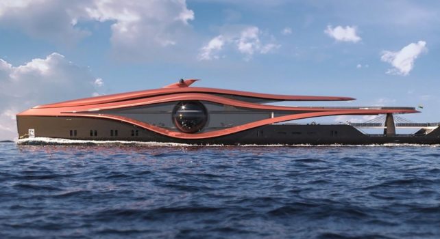 Zion Bhushan Powar Design : Un mégayacht de plus de 100 mètres de long pour les amoureux d&rsquo;observation
