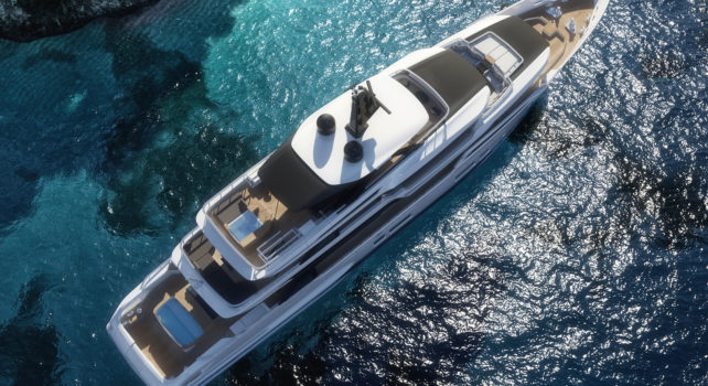 Custom Line Navetta 50 : Un yacht luxueux paré d&rsquo;aluminium pour une consommation en carburant limitée