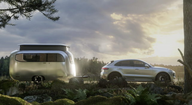Porsche x Airstream : Studio FA Porsche Concept Travel Trailer, la luxueuse caravane du futur