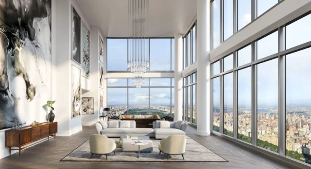 Adrian Smith & Gordon Gill Architecture : Découverte d&rsquo;un sublime penthouse new-yorkais à vendre pour 175 millions de dollars