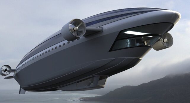 Lazzarini Colossea : Découverte du concept yacht dirigeable sur l&rsquo;eau et dans les airs