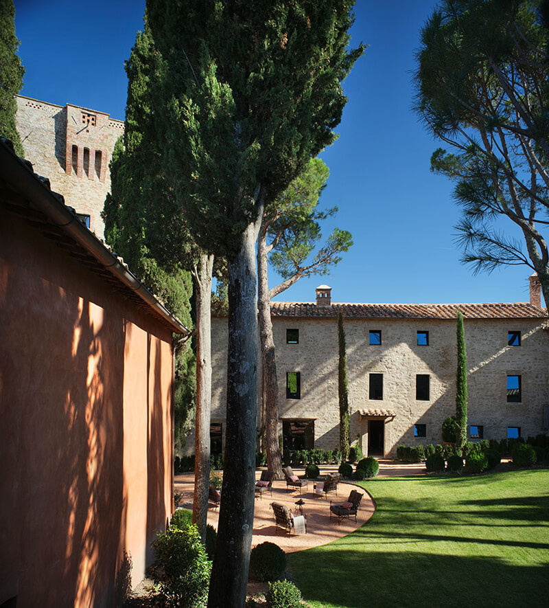Hôtels de luxe : Reschio Hotel - Lisciano Niccone, Italie