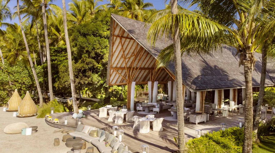 Terrasse et piscine d'une casita d'Islas Secas face au Pacifique