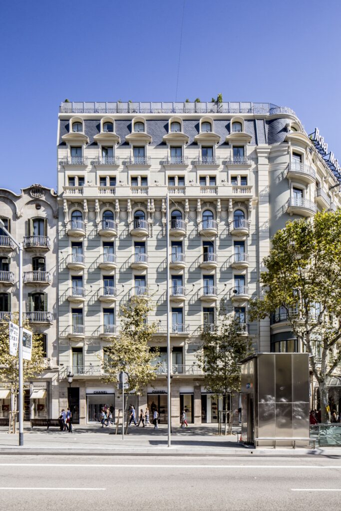 Façade du Majestic Hotel & Spa Barcelona