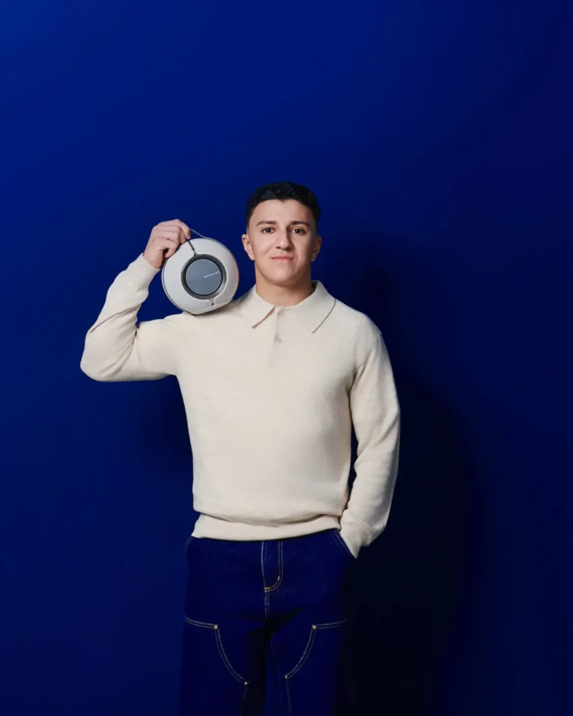 Isack Hadjar ambassadeur Devialet