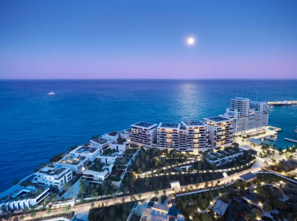 record immobilier mondial Monaco : Mareterra, Monaco, vue de haut.