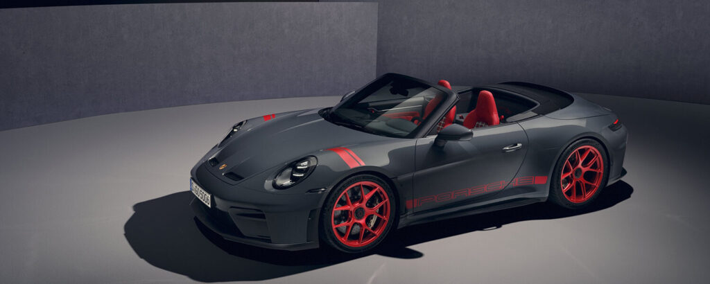 La Porsche 911 GT3 S/C, la première GT3 cabriolet de l'histoire : 510 ch, boîte manuelle, capote électrique.