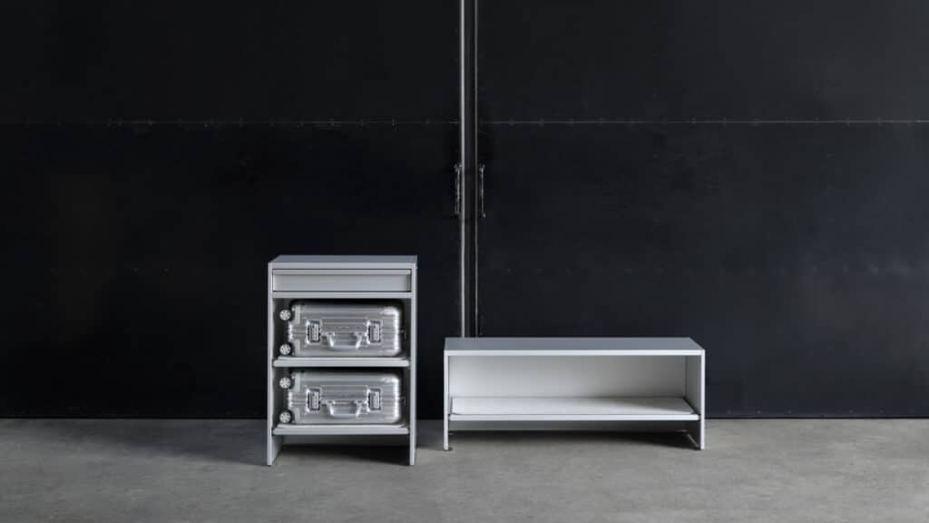 Rimowa lance une collection mobilier avec Lehni 