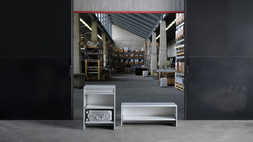 Rimowa lance une collection mobilier avec Lehni 