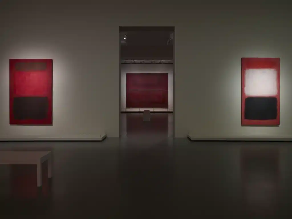 Mark Rothko “Brown and Blacks in Reds”