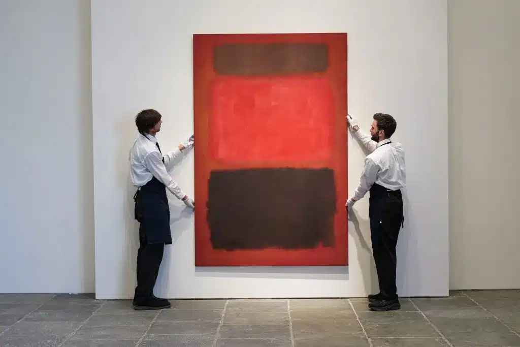 Mark Rothko “Brown and Blacks in Reds”