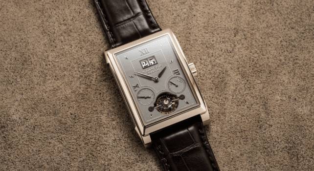 A. Lange & Söhne Cabaret Tourbillon Honeygold : Le retour discret d&rsquo;une légende rectangulaire