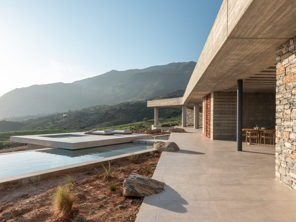 Keras Cliff House terrasse