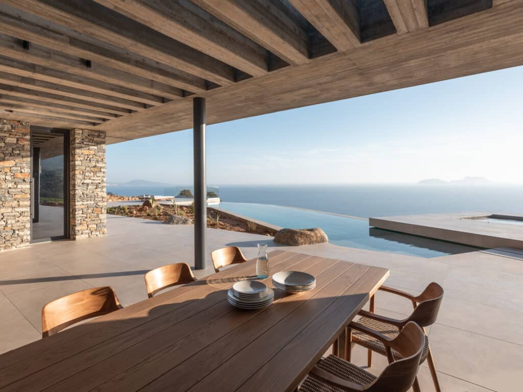Keras Cliff House terrasse