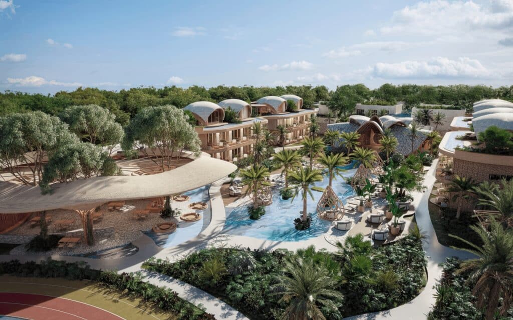 Zamaya Tulum Fitness Resort vue d'ensemble