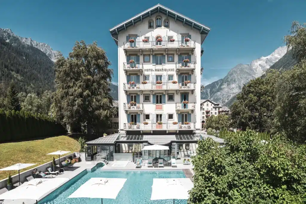 hôtels fraîcheur fortes chaleurs : L'Hôtel Mont-Blanc, Chamonix