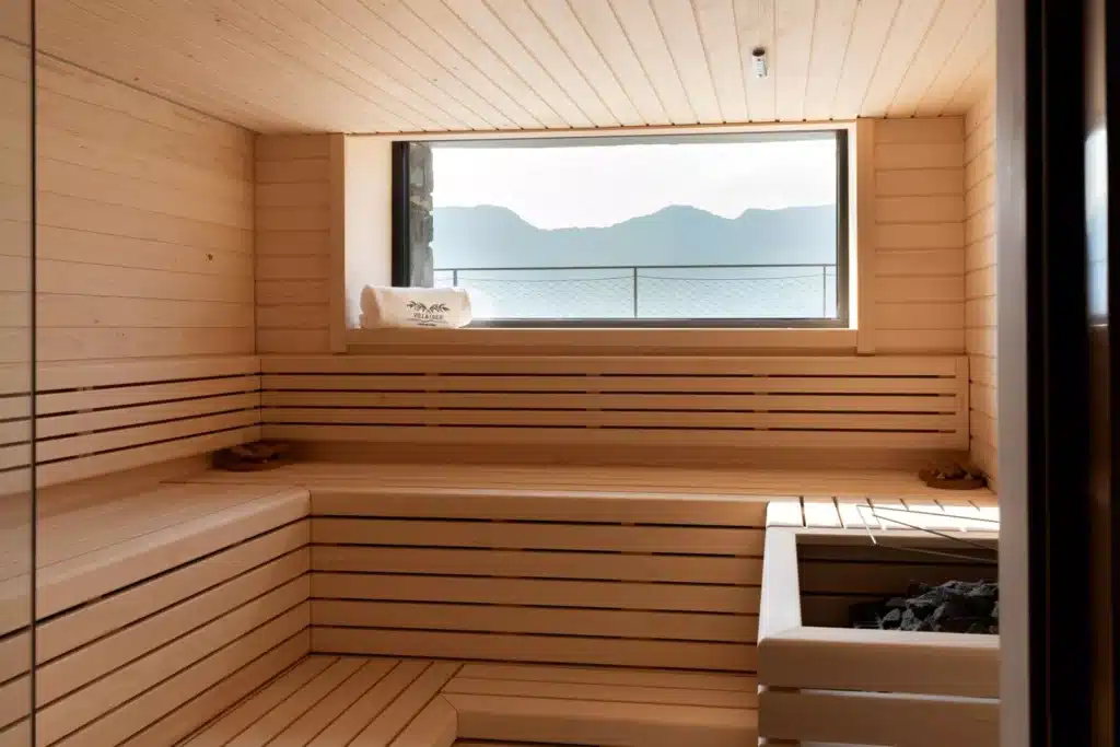 Sauna Miralago Lac de Côme Villa d'Este 