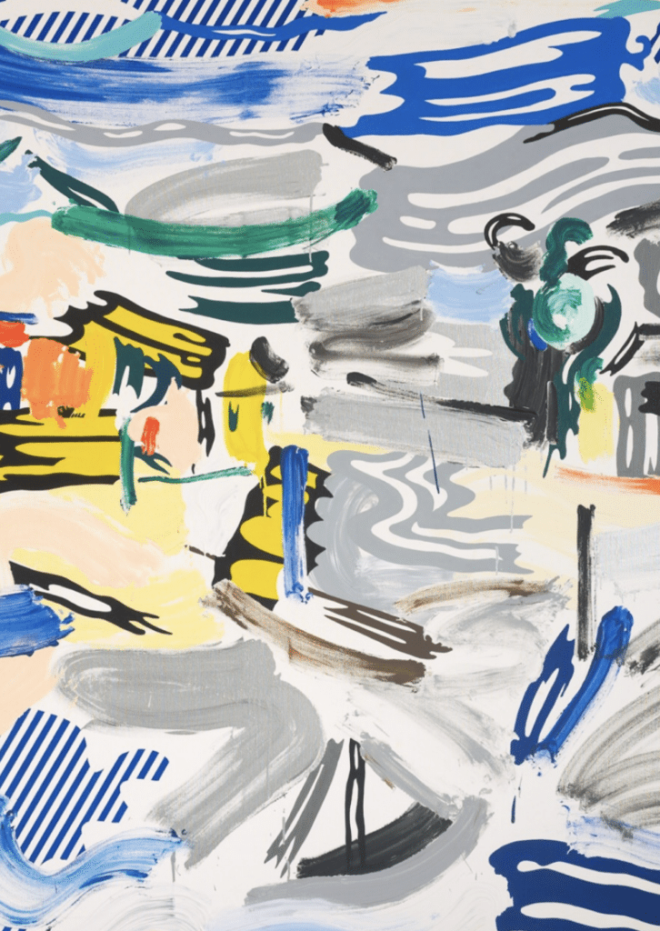 Roy Lichtenstein, Fishing Village, 1987