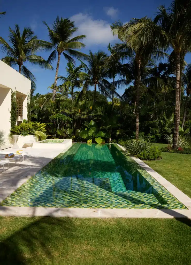 Piscine Villa Art déco Key Biscayne 