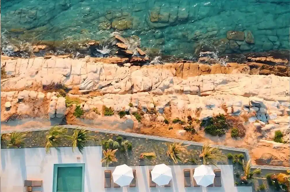 Vue de haut Fouquet's Mykonos