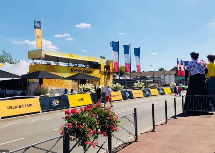 hospitalité VIP Tour de France 2026 : Le relais-étape