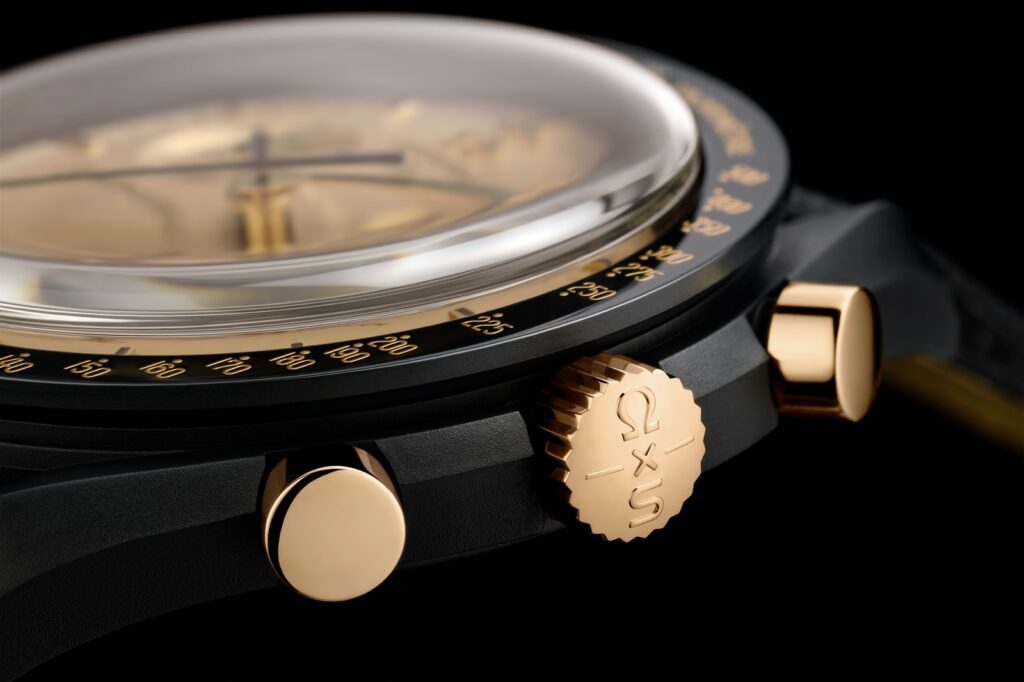 MoonSwatch Mission to the Moon 1969 : Sa couronne