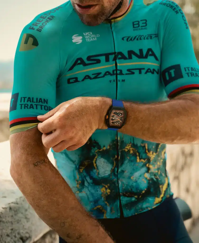 montres cyclistes Tour de France : Richard Mille et Mark Cavendish 