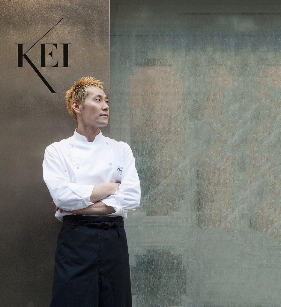 meilleurs restaurants de Paris : Kei Kobayashi, chef éponyme du restaurant Kei.