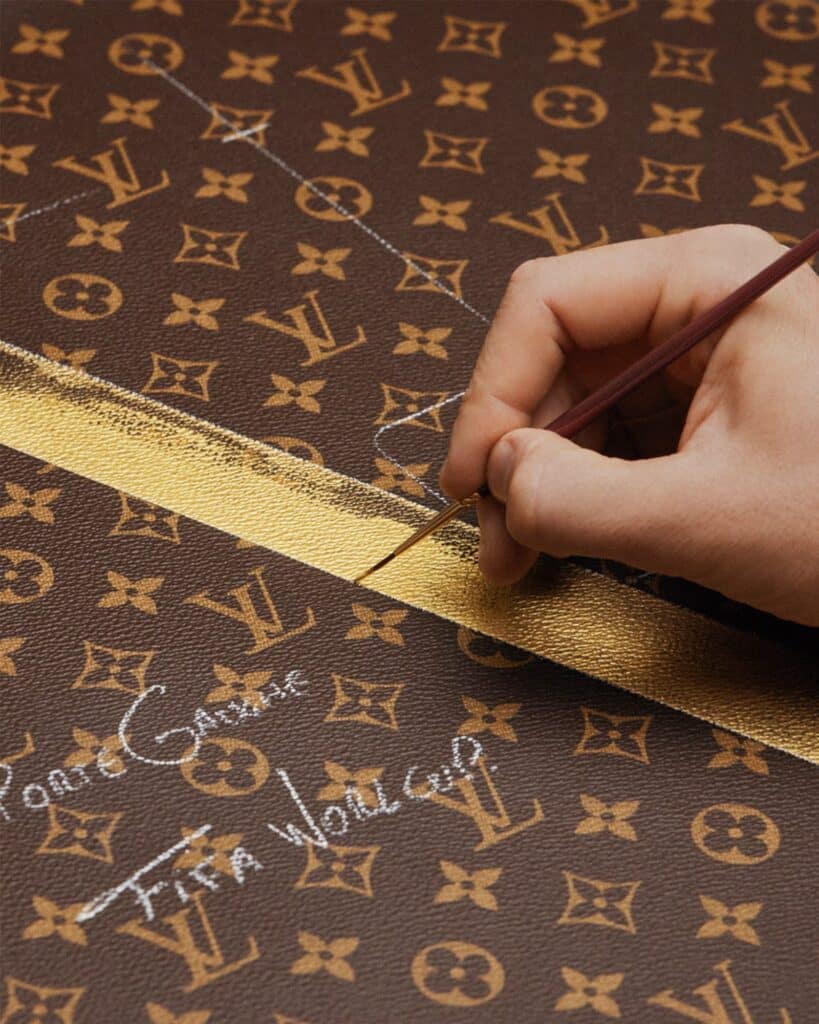 malle Louis Vuitton Coupe du Monde 2026 : signature