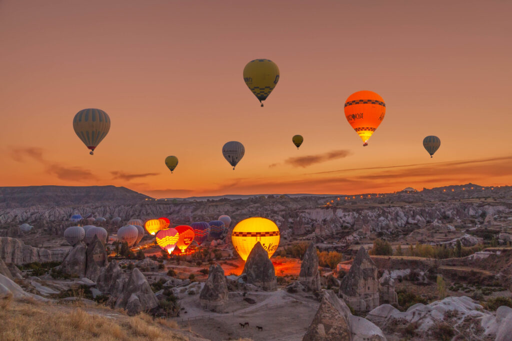 expériences à vivre au moins une fois dans sa vie : Décoller en montgolfière Cappadoce